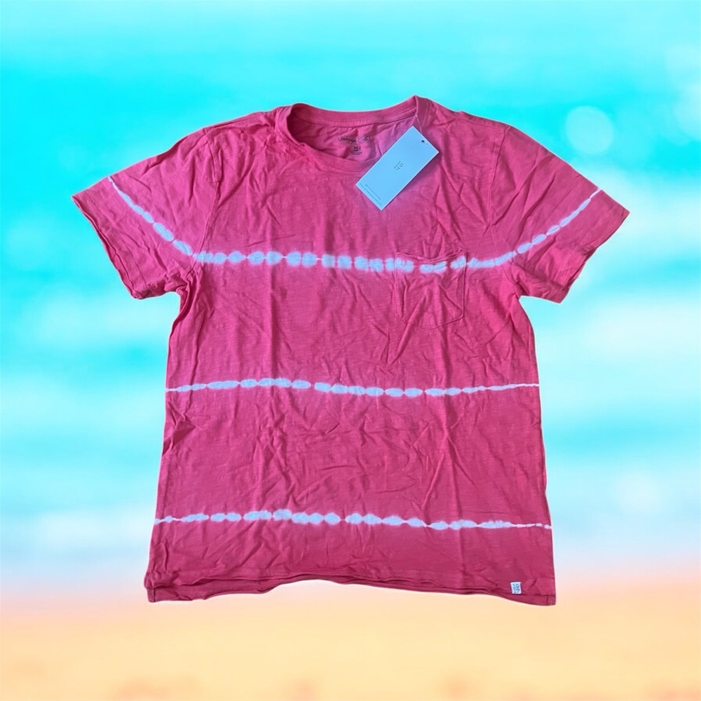 Sovereign Code Men’s Tie-Dye T-Shirt Size M Red White Cotton Casual New